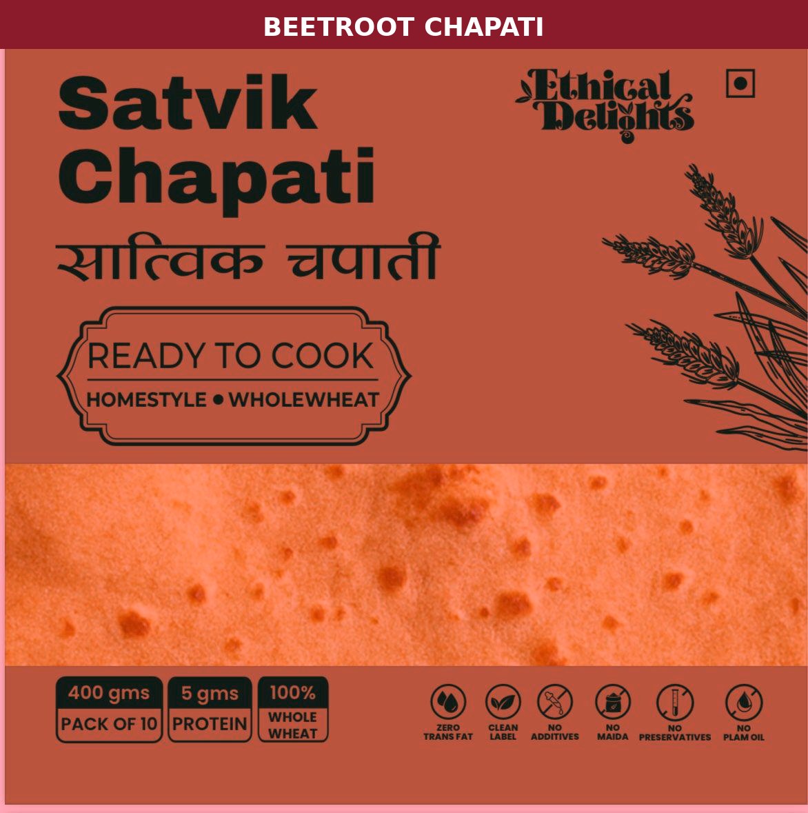 Beetroot Chapati