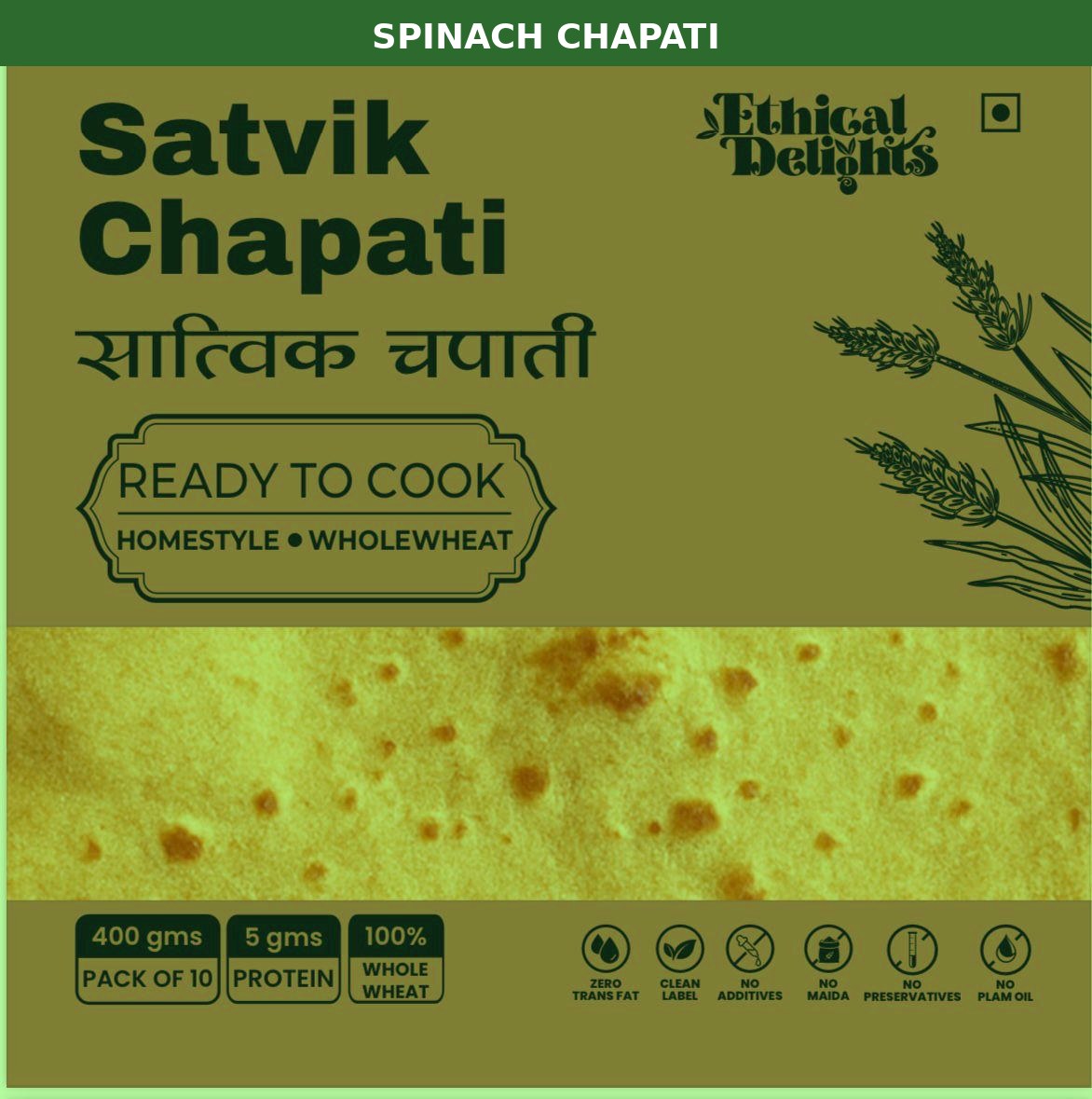 Spinach Chapati